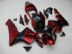 Rojo Negro ABS Moto Plástica Honda CBR 600 RR 03-04