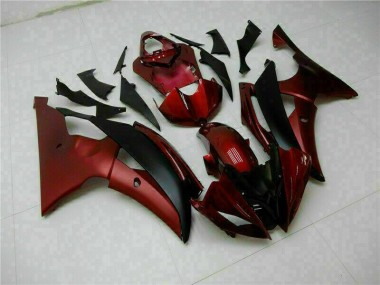 Rojo Negro ABS Moto Plástica Yamaha R6 08-16