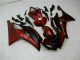 Rojo Negro ABS Moto Plástica Yamaha R6 08-16 Rojo Negro ABS Moto Plástica Yamaha R6 08-16
