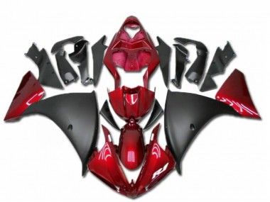 Rojo Negro ABS Moto Plástico Yamaha R1 09-11