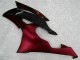 Rojo Negro ABS Moto Plástico Yamaha R6 08-16 Rojo Negro ABS Moto Plástico Yamaha R6 08-16