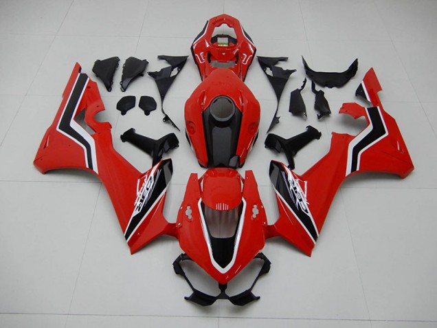 Rojo Negro Blanco Carenado Moto Honda CBR 1000 RR 17-23 Rojo Negro Blanco Carenado Moto Honda CBR 1000 RR 17-23