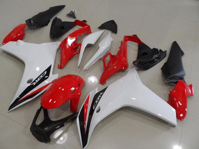 Rojo Negro Blanco Carenado Moto Honda CBR 600 F 11-13 Rojo Negro Blanco Carenado Moto Honda CBR 600 F 11-13