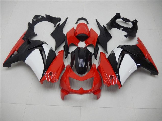 Rojo Negro Blanco Carenado Moto Kawasaki EX250 08-12 Rojo Negro Blanco Carenado Moto Kawasaki EX250 08-12