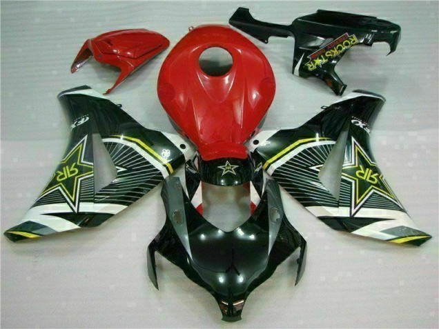 Rojo Negro Carenado Moto Honda CBR 1000 RR 08-11 Rojo Negro Carenado Moto Honda CBR 1000 RR 08-11