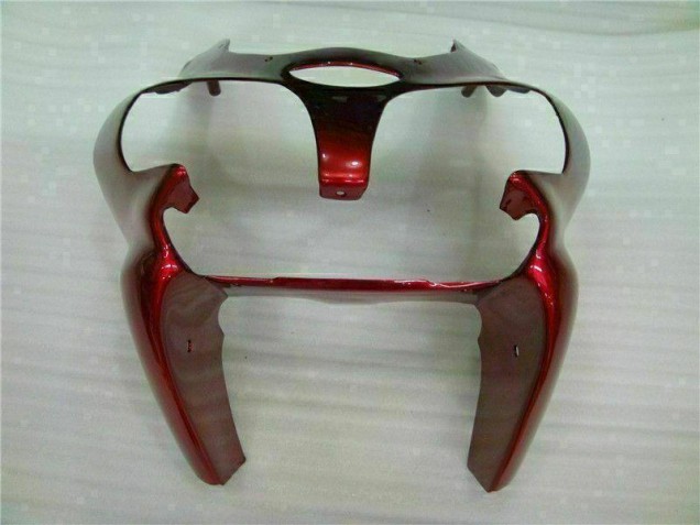 Rojo Negro Carenado Moto Kawasaki ZX6R 00-02 Rojo Negro Carenado Moto Kawasaki ZX6R 00-02