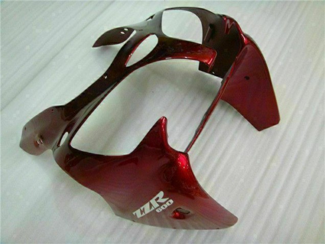 Rojo Negro Carenado Moto Kawasaki ZX6R 00-02 Rojo Negro Carenado Moto Kawasaki ZX6R 00-02
