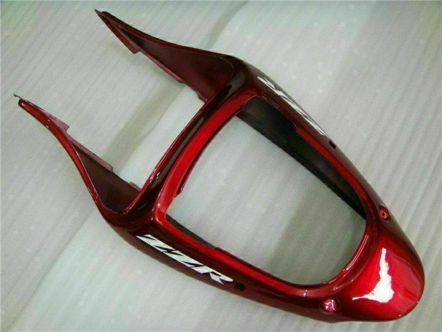 Rojo Negro Carenado Moto Kawasaki ZX6R 00-02 Rojo Negro Carenado Moto Kawasaki ZX6R 00-02