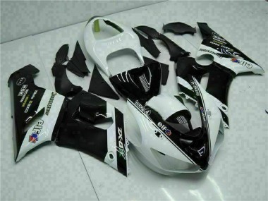 Rojo Negro Carenado Moto & Plástico Kawasaki ZX6R 05-06