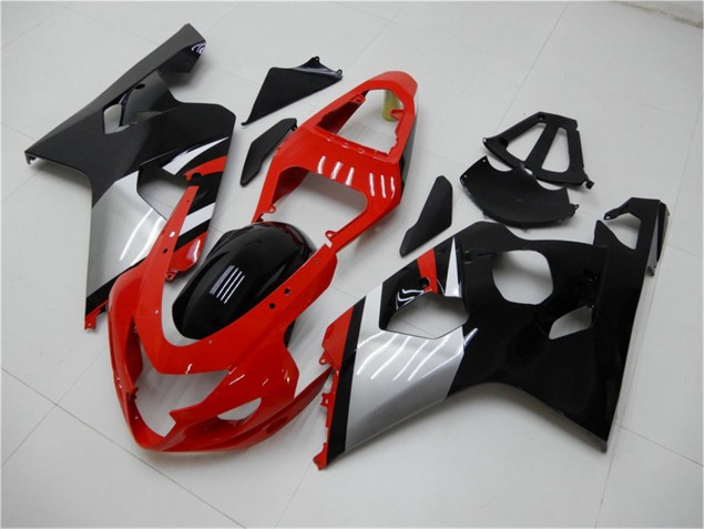 Rojo Negro Carenado Moto & Plástico Suzuki GSXR 600 / 750 K4 04-05 Rojo Negro Carenado Moto & Plástico Suzuki GSXR 600 / 750 K4 04-05