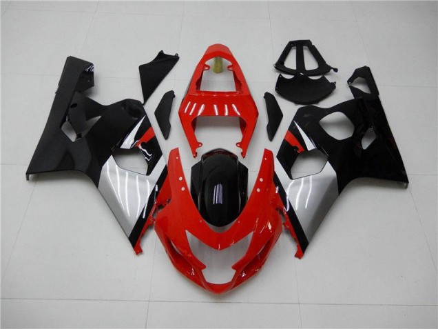Rojo Negro Carenado Moto & Plástico Suzuki GSXR 600 / 750 K4 04-05 Rojo Negro Carenado Moto & Plástico Suzuki GSXR 600 / 750 K4 04-05