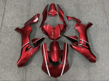 Rojo Negro Carenado Moto Yamaha R1 15-19