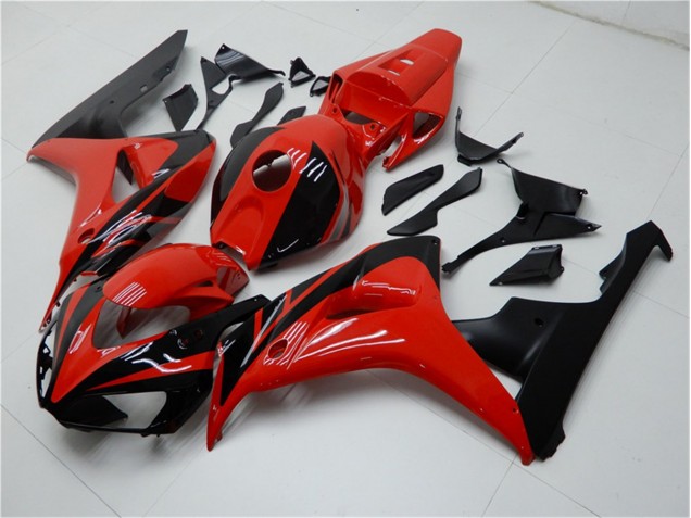 Rojo Negro Carenado & Plástico Moto Honda CBR 1000 RR 06-07 Rojo Negro Carenado & Plástico Moto Honda CBR 1000 RR 06-07