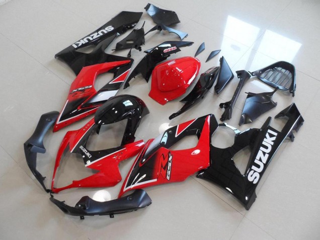 Rojo Negro Estilo OEM Carenado Moto Suzuki GSXR 1000 K5 05-06 Rojo Negro Estilo OEM Carenado Moto Suzuki GSXR 1000 K5 05-06