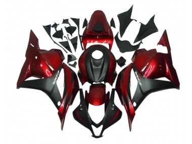 Rojo Negro Kit ABS Carenado Motocicleta Honda CBR 600 RR 09-12