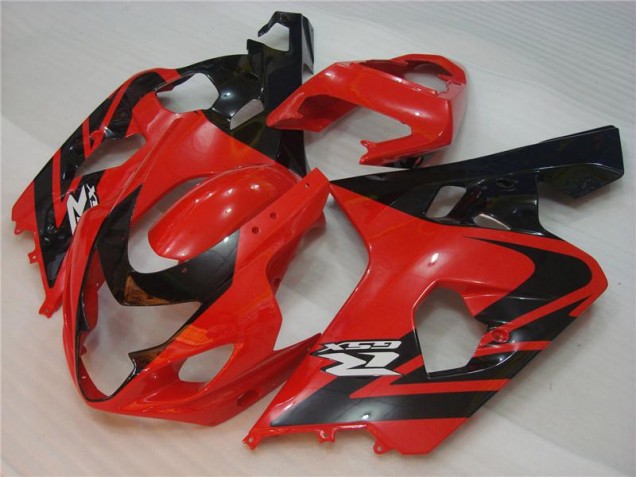 Rojo Negro Kit Carenado Inyección Suzuki GSXR 600 / 750 K4 04-05 Rojo Negro Kit Carenado Inyección Suzuki GSXR 600 / 750 K4 04-05