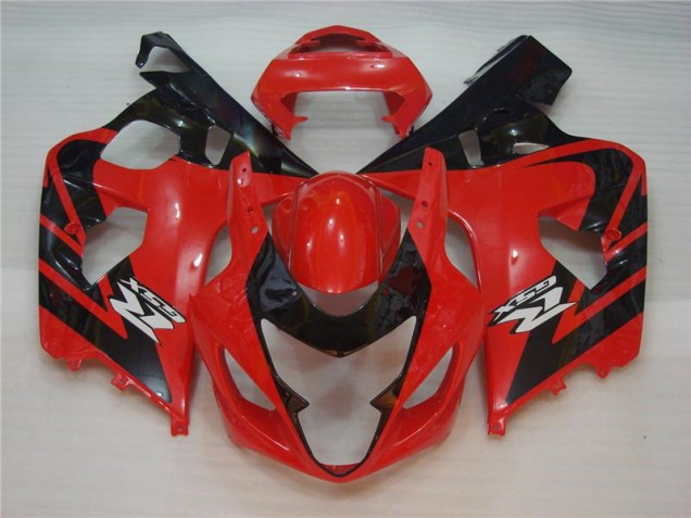 Rojo Negro Kit Carenado Inyección Suzuki GSXR 600 / 750 K4 04-05 Rojo Negro Kit Carenado Inyección Suzuki GSXR 600 / 750 K4 04-05