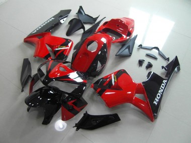 Rojo Negro Kit Carenado Moto Honda CBR 600 RR 05-06