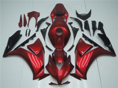 Rojo Negro Kit Completo Carenado Moto Honda CBR 1000 RR 12-16
