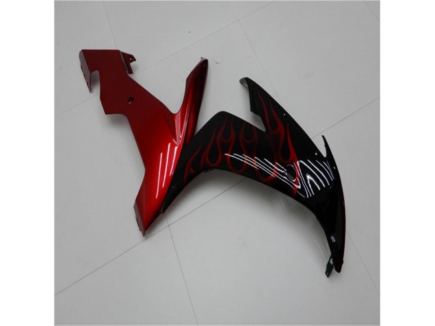 Rojo Negro Kit Completo Carenado Moto Yamaha R1 04-06 Rojo Negro Kit Completo Carenado Moto Yamaha R1 04-06