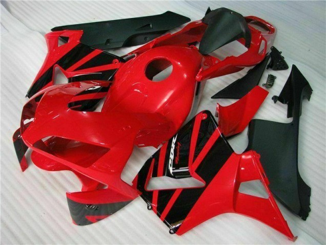 Rojo Negro Kits ABS Carenado Motocicleta Honda CBR 600 RR 03-04 Rojo Negro Kits ABS Carenado Motocicleta Honda CBR 600 RR 03-04