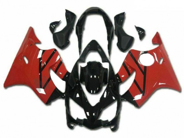 Rojo Negro Kits Completo Carenado Moto Honda CBR 600 F4i 04-07 Rojo Negro Kits Completo Carenado Moto Honda CBR 600 F4i 04-07