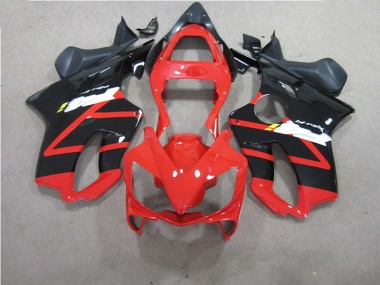 Rojo Negro Moto Plástico Honda CBR 600 F4i 01-03