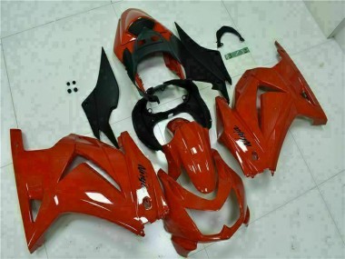 Rojo Negro Ninja Carenado Moto Kawasaki EX250 08-12