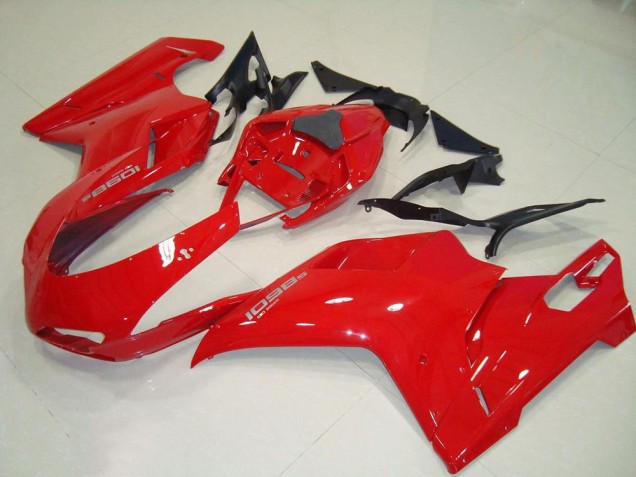 Rojo Original Carenado Moto Ducati 848 1098 1198 07-14 Rojo Original Carenado Moto Ducati 848 1098 1198 07-14