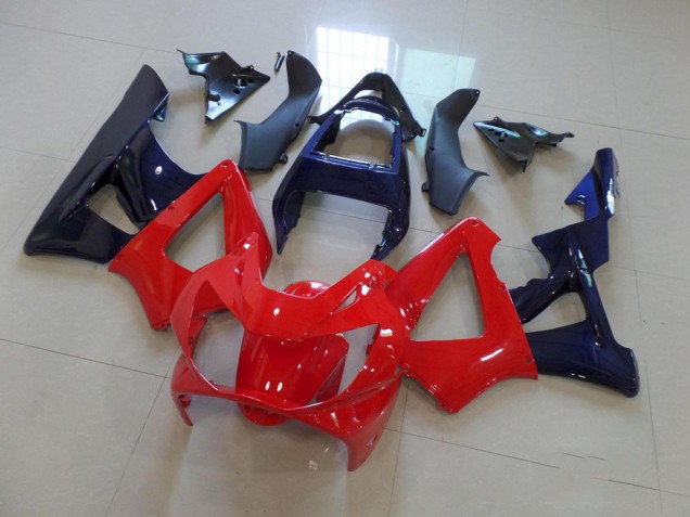 Rojo Oscuro Azul Carenado Moto Honda CBR 900 RR 929 00-01 Rojo Oscuro Azul Carenado Moto Honda CBR 900 RR 929 00-01