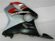 Rojo Plata ABS Carenado Motocicleta Honda CBR 600 F4i 04-07 Rojo Plata ABS Carenado Motocicleta Honda CBR 600 F4i 04-07
