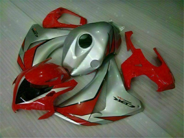 Rojo Plata ABS Moto Plástica Honda CBR 1000 RR 08-11 Rojo Plata ABS Moto Plástica Honda CBR 1000 RR 08-11