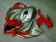 Rojo Plata ABS Moto Plástica Honda CBR 1000 RR 08-11 Rojo Plata ABS Moto Plástica Honda CBR 1000 RR 08-11