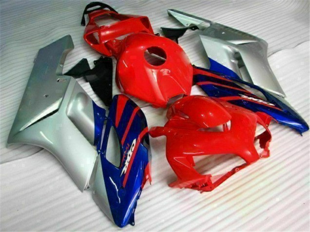 Rojo Plata Azul Carenado Moto Honda CBR 1000 RR 04-05 Rojo Plata Azul Carenado Moto Honda CBR 1000 RR 04-05