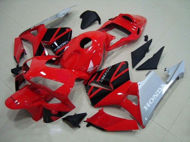 Rojo Plata Carenado Moto Honda CBR 600 RR 03-04 Rojo Plata Carenado Moto Honda CBR 600 RR 03-04