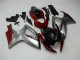 Rojo Plata Carenado Moto Suzuki GSXR 600 / 750 K6 06-07 Rojo Plata Carenado Moto Suzuki GSXR 600 / 750 K6 06-07