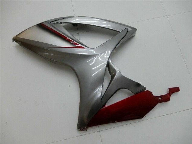Rojo Plata Carenado Moto Suzuki GSXR 600 / 750 K6 06-07 Rojo Plata Carenado Moto Suzuki GSXR 600 / 750 K6 06-07