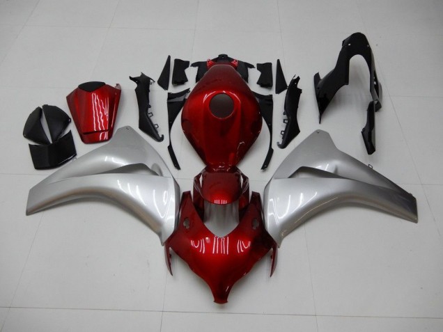 Rojo Plata Carenado & Plástico Moto Honda CBR 1000 RR 08-11 Rojo Plata Carenado & Plástico Moto Honda CBR 1000 RR 08-11