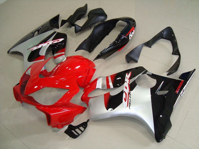 Rojo Plata Inyección Kits Carenado Moto Honda CBR 600 F4i 04-07 Rojo Plata Inyección Kits Carenado Moto Honda CBR 600 F4i 04-07