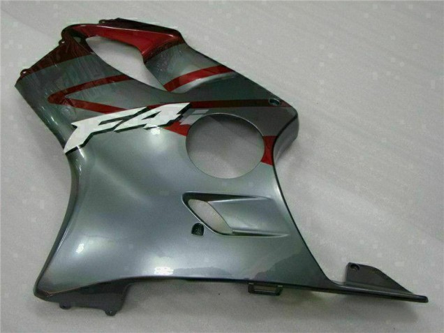 Rojo Plata Kits Completo Carenado Moto ABS Honda CBR 600 F4i 01-03 Rojo Plata Kits Completo Carenado Moto ABS Honda CBR 600 F4i 01-03