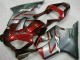 Rojo Plata Kits Completo Carenado Moto ABS Honda CBR 600 F4i 01-03 Rojo Plata Kits Completo Carenado Moto ABS Honda CBR 600 F4i 01-03