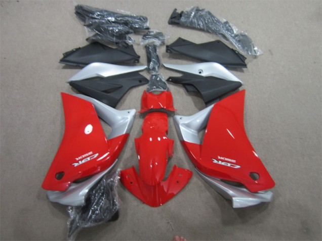 Rojo Plata Negro Carenado Moto Honda CBR 125 R 11-13 Rojo Plata Negro Carenado Moto Honda CBR 125 R 11-13