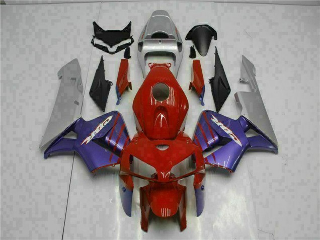 Rojo Púrpura Carenado Moto Honda CBR 600 RR 05-06 Rojo Púrpura Carenado Moto Honda CBR 600 RR 05-06