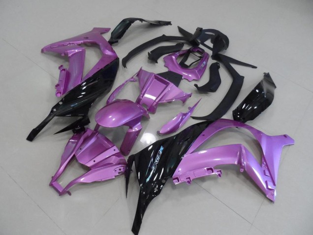 Rosa & Negro Carenado Moto Kawasaki ZX10R 11-15 Rosa & Negro Carenado Moto Kawasaki ZX10R 11-15