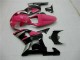 Rosa Negro Carenado Moto Suzuki GSXR 600 / 750 K1 K2 K3 01-03 Rosa Negro Carenado Moto Suzuki GSXR 600 / 750 K1 K2 K3 01-03