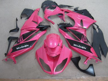 Rosa Negro Monster Carenado Moto Kawasaki ZX6R 09-12