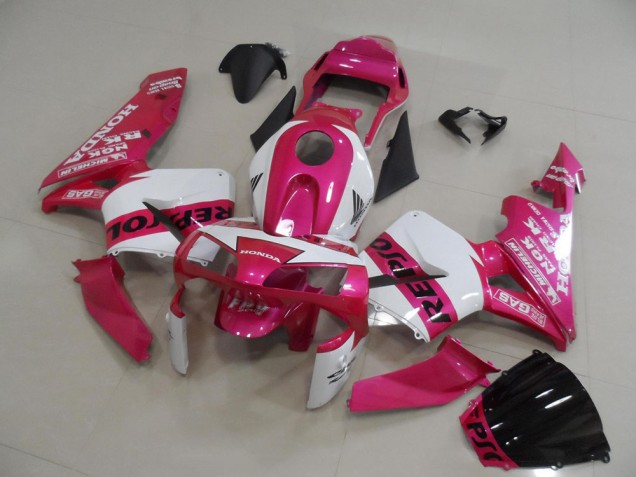 Rosa Repsol Kits Completo Carenado Moto Honda CBR 600 RR 03-04 Rosa Repsol Kits Completo Carenado Moto Honda CBR 600 RR 03-04