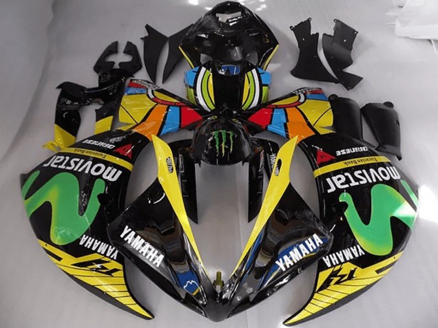 Rossi Movistar Carenado Moto Yamaha R1 09-11 Rossi Movistar Carenado Moto Yamaha R1 09-11