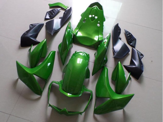 Verde ABS Moto Plásticos Kawasaki Z1000 07-09 Verde ABS Moto Plásticos Kawasaki Z1000 07-09