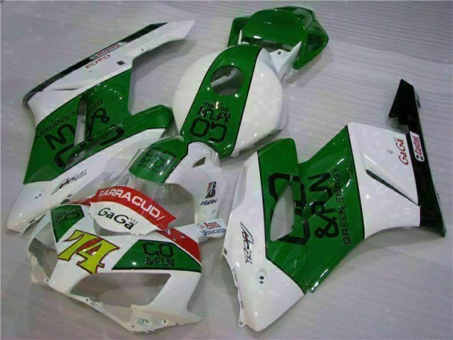 Verde Blanco Carenado Moto Honda CBR 1000 RR 04-05 Verde Blanco Carenado Moto Honda CBR 1000 RR 04-05